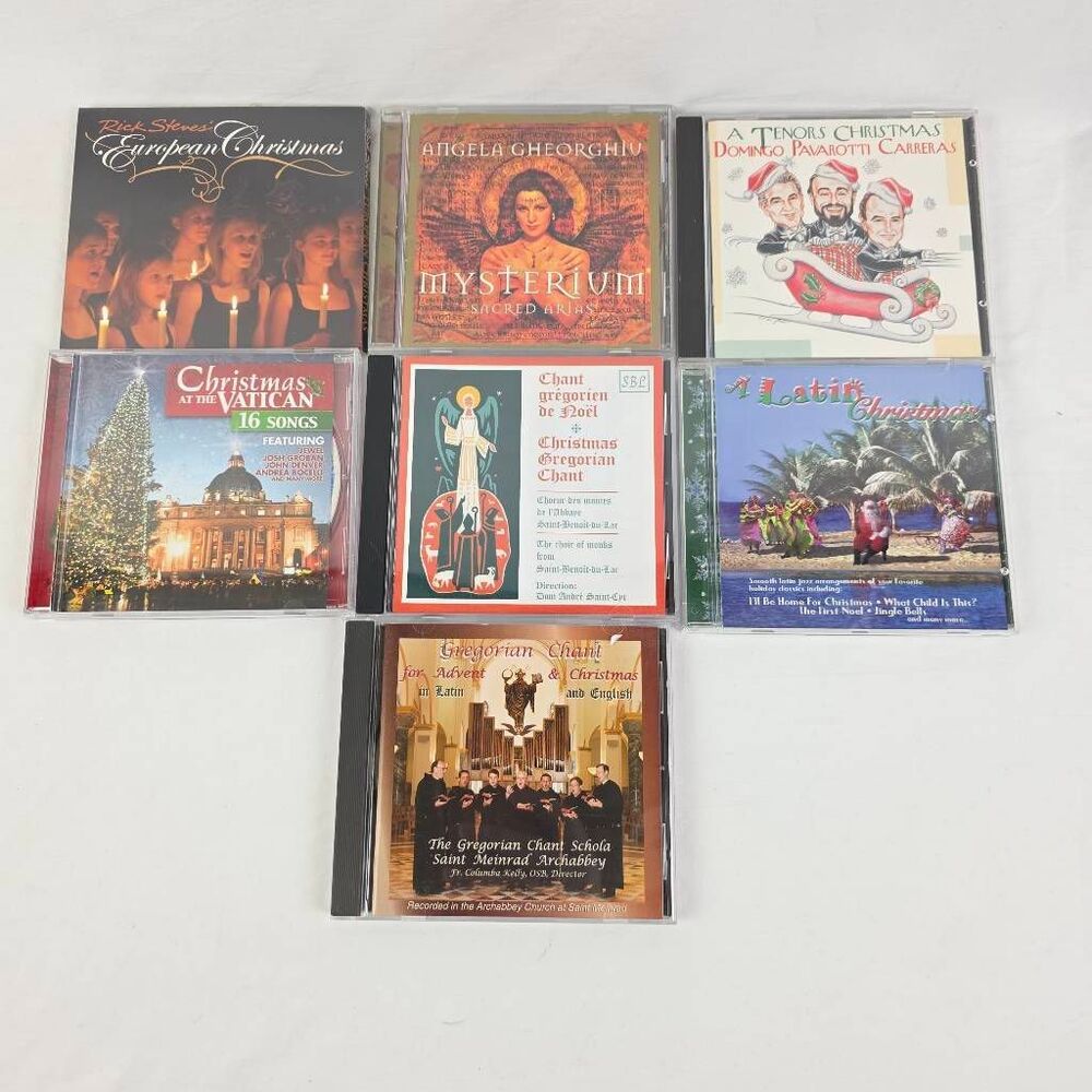 Christmas CD Lot 7 Classical Gregorian Tenors Vatican